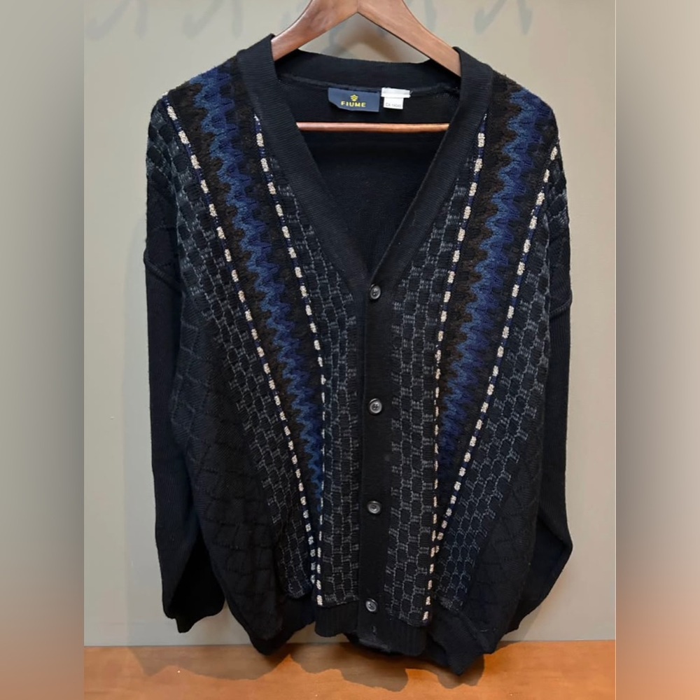Fiume Men’s Cardigan (Size 54/approximate XXL)